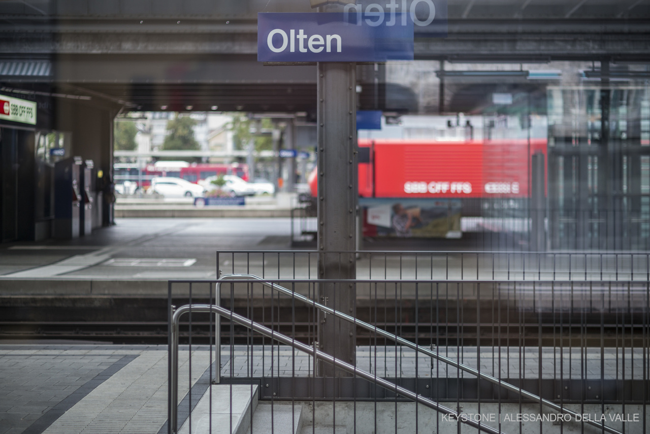 La gare d’Olten, septembre 2015.